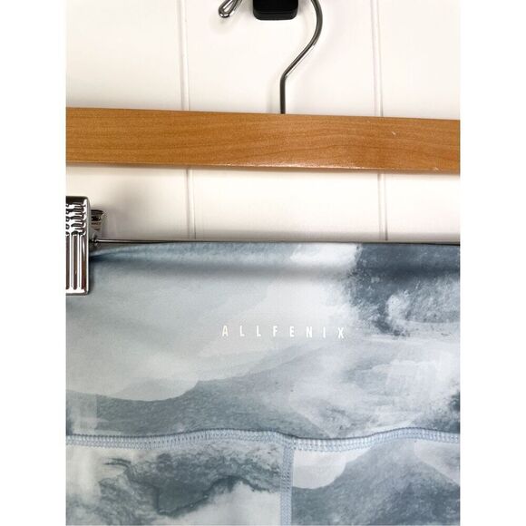 Anthro All Fenix Aryah 7/8 Legging Activewear Charcoal White Size L - Picture 13 of 13